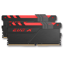 RAM DDR4 16GB Bus 2400Mhz (2x8GB) GEIL EVO X LED RGB (GEX416GB2400C16DC)
