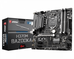 MAINBOARD MSI H370M BAZOOKA. LGA 1151V2. DDR4X4. HDMI/DVI