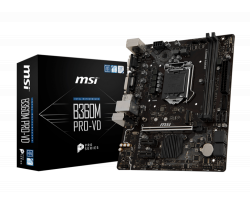 MAINBOARD MSI B360M PRO VD. LGA 1151V2. DDR4X2. DVI/DSUB