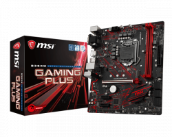 MAINBOARD MSI B360M GAMING PLUS. LGA 1151V2. DDR4X2 (HDMI/DVI/DSUB)