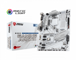 MAINBOARD MSI B360 GAMING ARCTIC. LGA 1151V2. DDR4X4. DP/DVI