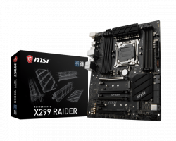 MAINBOARD MSI X299 RAIDER. S-L. LGA 2066. DDR4X8