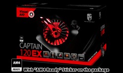 Fan CPU Liquid AIO Deepcool Captain 120EX Led Red (1151/2011-V3)