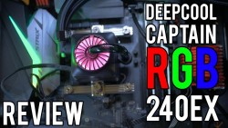 FAN CPU LIQUID AIO DEEPCOOL CAPTAIN 240EX RGB (1151/2011-V3/2066/AM4)