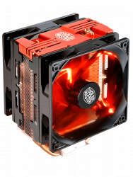 Tản nhiệt CPU Air Cooling COOLER MASTER HYPER 212 RED LED TURBO BLACK (1151/2011-3/2066/AM4)