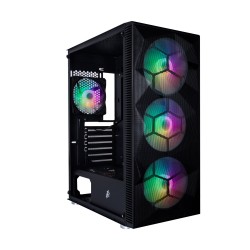 CASE 1st Player FIRE BASE X7 (2 Mặt Kính Cường Lực, 4 Fan)