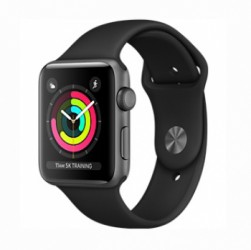 Apple Watch S3 42MM Grray Aluminum Black Sport GPS MTF32