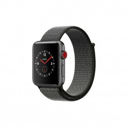 APPLE WATCH S3 42MM SPACE GRAY SPORT LOOP DARK OLIVE MQKR2J/A GPS + 4G