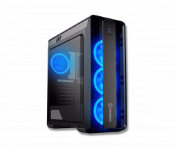 CASE GAMEMAX MOONLIGHT MID TOWER (sẵn 4 fan 12CM Led blue)