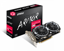 VGA CARD MSI RX570 8GB ARMOR DDR5 256BIT 2 FAN
