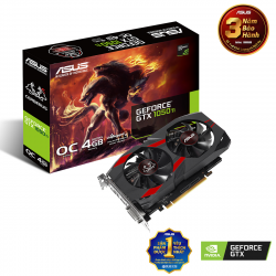 VGA CARD ASUS GTX1050Ti 4GB CERBERUS (GTX1050TI O4G) 128BIT 2 FAN