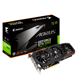 VGA CARD GIGABYTE GTX1060 6GB AORUS (N1060AORUS-6GD) 192BIT 3 FAN