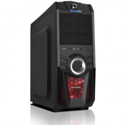 CASE ATX SAMA G4 GAME (Sẵn 2 fan led red 12cm)