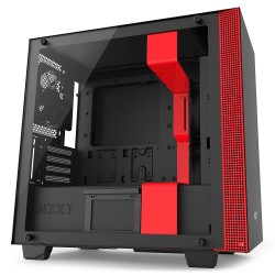 NZXT H400i SMART MATX CASE (MATTE BLACK/ RED)