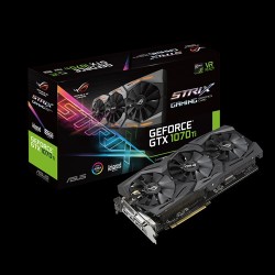 VGA CARD ASUS GTX1070Ti A8G ROG STRIX 8GB 256BIT 3 FAN AURA RGB