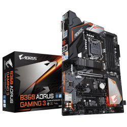 MAINBOARD GIGABYTE B360 AORUS GAMING 3. LGA1151V2. COFFEELAKE. DDR4x4