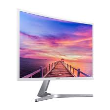 Màn hình cong 27" SAMSUNG C27F397FHE, màu trắng, tấm nền VA, độ phân giải full HD, 60Hz