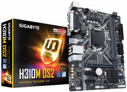 MAINBOARD GIGABYTE H310M DS2. LGA1151V2. DDR4x2 (DSUB/COM/PARALLEL)