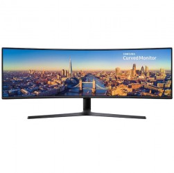 Màn hình cong 49" Ultra-wide Quantum Dot SAMSUNG LC49J890DKEXXV, 4K, 144Hz, 5ms, có loa, Black