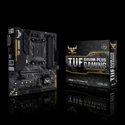 MAINBOARD ASUS TUF B450M-PLUS GAMING. AMD B450 AM4. DDR4x4. HDMI/DVI