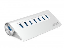 Bộ chia Hub USB 7 Port 3.0 Orico M3H7- V1 ( vỏ nhôm màu bạc )