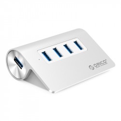 Hub USB 4 Port 3.0 Orico M3H4-V1 ( Vỏ nhôm,màu bạc)