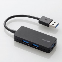 Hub USB 3 Port 3.0 Elecom U3H-K315BBK