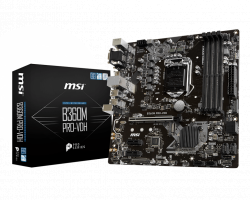 MAINBOARD MSI B360M PRO VDH. LGA 1151V2. DDR4x4. HDMI/DVI/DSUB