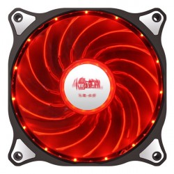 Fan Case 12CM AIGO PADO P9 15 Led Red (15 bóng đỏ)
