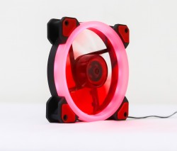 Fan Case 12cm VITRA Ring Red Led (Led vòng tròn màu đỏ)
