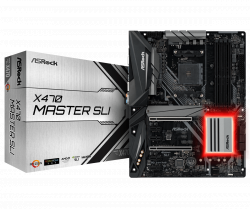 MAINBOARD ASROCK X470 Master SLI. AMD AM4. DDR4x4. HDMI