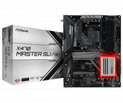 MAINBOARD ASROCK X470 Master SLI/ac. AMD AM4. DDR4x4. HDMI