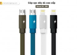 Cáp sạc vải dù cao cấp Remax RC-094
