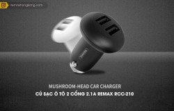 Củ sạc ô tô 2 cổng 2.1A Remax RCC-210