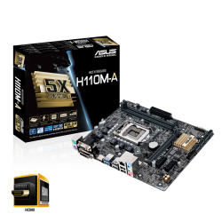 MAINBOARD ASUS H110MA - LGA1151. DDR4x2. HDMI/DVI