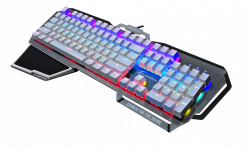 Bàn Phím Cơ FL-ESPORTS ARMOR 2 Black Grey 7 Machanical Color Led (có dây)