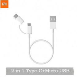 Cáp sạc Xiaomi 2 in 1 Type-C & Micro USB