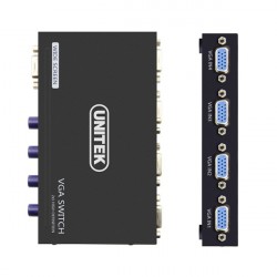 Bộ gộp, bộ chia tín hiệu VGA 4 vào 1 ra UNITEK 8705