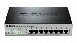 Switch 8-Port Layer 2 Smart Managed Fast Ethernet POE