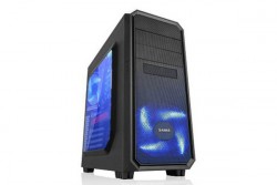 CASE ATX SAMA RANGER R09 BLACK (1 Fan Led Blue 12CM)
