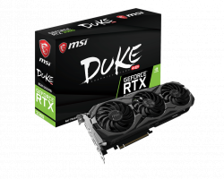VGA CARD MSI RTX 2080 DUKE 8G OC DDR6 256BIT 3 FAN