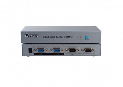 Bộ chia tín hiệu VGA 2 ra 2 vào DTECH DT-7037