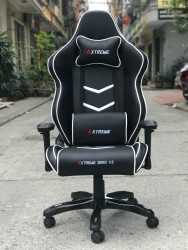 GHẾ GAMING ZERO EXTREME V2 BLACK WHITE (Màu đen phối trắng)