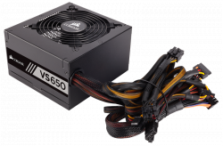 Bộ nguồn CORSAIR 650W VS650 FAN 12CM 80 PLUS WHITE (CP9020172)