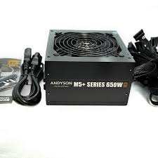 Bộ nguồn cao cấp ANDYSON M5+ 650W. 80 PLUS BRONZE. JAPAN CAP