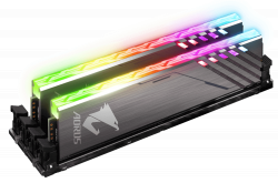 KIT RAM DDR4 GIGABYTE AORUS RGB 16GB (2x8GB) BUS 3200MHZ (GP-AR32C16S8K2HU416R)