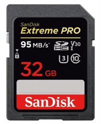 Thẻ nhớ SDHC Extreme Pro V30 32gb Sandisk 95MB/s