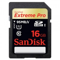 Thẻ nhớ SD Extreme pro HD 16gb Sandisk C10 95mb/s