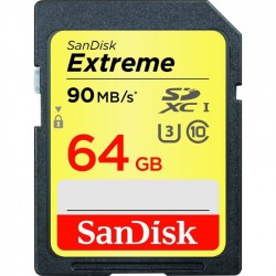Thẻ nhớ SDHC Extreme 64 GB Sandisk U3 90MB/s