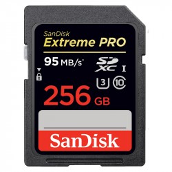 Thẻ nhớ SD Extreme Pro HD 256 GB Sandisk C10 95 MB/s